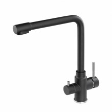 Cмеситель кухонный  Badalona  black shine