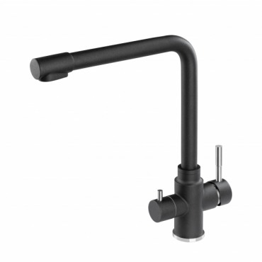 Cмеситель кухонный  Badalona  black shine Granado