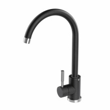 Cмеситель кухонный  Elche  black shine
