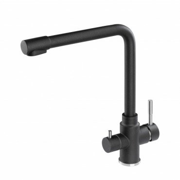 Cмеситель кухонный  Badalona  black shine Granado