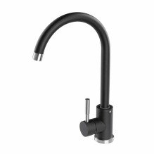 Cмеситель кухонный  Elche  black shine