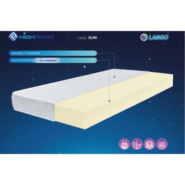 Матрас Largo Slim Highfoam