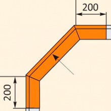 Карниз К-5 угол