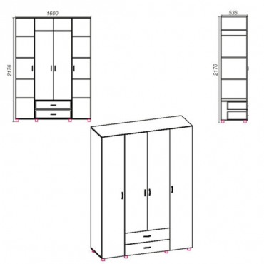 Шкаф 7 Компанит